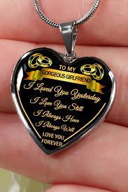 Find the latest photos of you and your girlfriend from instagram and facebook and *gasp* print them. Beautiful To My Girlfriend Necklace From Boyfriend Gifts For Girlfriend Jewelry Graduation Gift Girlfriend Personalised Gifts For Girlfriend Girlfriend Gifts
