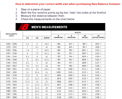 New Balance Pants Size Chart