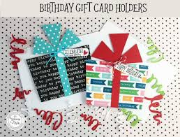 Birthday Gift Card Ideas For Her Celebrate Birthday Gift Card Holder That Looks Like A Present Super Simple To Assemble Kit Teacher Gift Card Birthday Gift Cards Birthday Gift Card Holder
