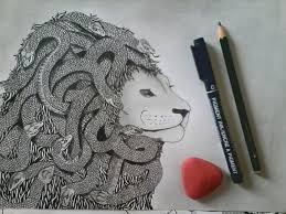 Maybe you would like to learn more about one of these? Art Work Lion With Snake Hair By Mmcagus On Deviantart