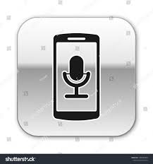 Black And White Mobile Phone Icon Black Mobile Recording Icon Isolated On White Background Mobile Phone With Microphone Voice Recorder App Smartp In 2020 Wedding Website Template Wedding Website Icon
