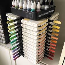 Color Caddy Farbturm Stampin Up Stempel Stanze Und Papier Bastelzimmer Organisieren Bastelzimmer Design Farben