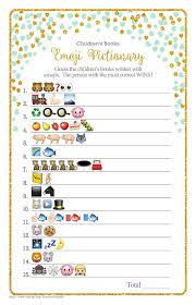Children S Books Emoji Pictionary Baby Shower Game With Etsy Childrens Book Emoji Pictionary Emoji Pictionary Baby Shower Game Baby Shower Games