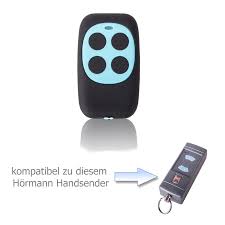 Ein hörmann handsender mit 433 mhz bisecur ist daher zum beispiel nicht kompatibel mit einem hörmann antrieb, der über 868 mhz bisecur verfügt. Garagentoroffner 868 Mhz Fur Hormann Mit Blauen Tasten Hse2 Hse4
