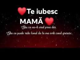 Unoeri am nevoie de anumite lucruri insa de tine, dragul cand te trezesti in noapte sa te uiti pe cer si sa ma vezi printre stele. Te Iubesc Mama Youtube