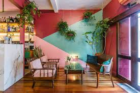 Galeria De Botanique Cafe Bar Plantas Moca Arquitetura 3 Cafe Interior Design Cafe Interior Colorful Cafe