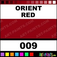 Orient Red Basicacryl Acrylic Paints 009 Orient Red
