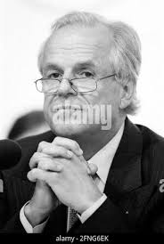 Helmut WERNER , Chairman of the Board of Management of Mercedes-Benz AG ,  August 1995 [automated translation] Stock Photo