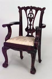 Chippendale Mahogany Child S Arm Chair 1 Chippendale Chairs Chippendale Furniture Chair