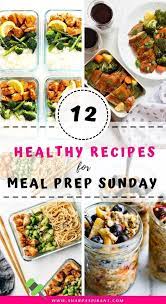 30 Meal Prep Recipes You Can Do On Sunday Sharp Aspirant Recipe Family Meal Prep Healthy Meal Prep Diet Meal Plans