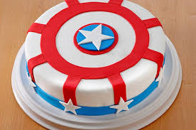 Berbeda dengan anak perempuan, model kue ulang tahun anak laki laki umumnya bertema superhero. Resep Membuat Kue Ulang Tahun Captain America Kue Murah Yang Bisa Kita Buat Sendiri Semua Halaman Sajian Sedap
