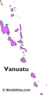 Detailed map of vanuatu and neighboring countries. Vanuatu Maps Facts World Atlas