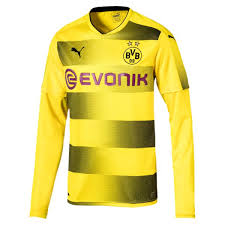 Nun stellte dortmund auch das turniertrikot vor. Puma Bvb Borussia Dortmund Trikot Home Herren Langarm 2017 2018 Sportiger De
