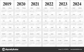 Hvilken dato er kristi himmelfartsdag? Vektorgrafiken 2024 Kalender Vektorbilder 2024 Kalender Depositphotos