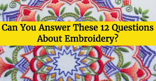 Displaying 21 questions associated with ozempic. Can You Answer These 12 Questions About Embroidery Quizpug