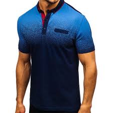 • 100% polyester desert dry™ moisture wicking yarn dye engineered chest stripe space dye heather polo. Men S Fashion Digital Print Lapel T Shirt Maxizero Com In 2021 Golf Shirts Cotton Polo Shirt Men Short Sleeve