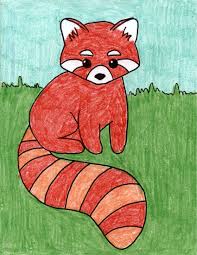 List of water animals, ocean animals, sea animals images with names and examples to improve your vocabulary words about animals in english. Draw A Red Panda Art Projects For Kids