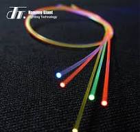 0.75mm 1mm 1.5mm 2mm 2.5mm diameter 5 colors fluorescent optical fiber for  sight