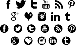 Download Social Media Icons Transparent Png Png Freeuse Download Social Media Icon Black Png Full Size Png Image Pngkit