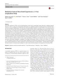 Books by division of perceptual studies faculty. Pdf Meditation Induced Near Death Experiences A 3 Year Longitudinal Study