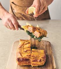 Chop the salmon into 1cm chunks over the mix on your board. Cookbook Review 7 Ways By Jamie Oliver