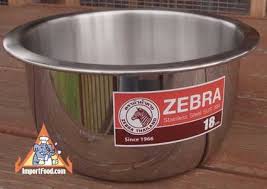 Check spelling or type a new query. Indian Pan Zebra Stainless Importfood