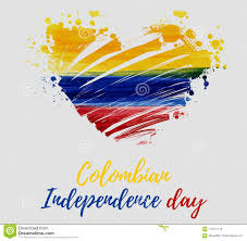 The colombian declaration of independence refers to the events of july 20, 1810, in santa fe de bogota, in the spanish colonial viceroyalty of new granada. Fondo Del Dia De La Independencia De Colombia Con La Bandera Del Grunge Ilustracion Del Vector Ilustracion De Elemento Creativo 119751118