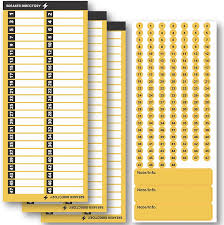 How to label a home electrical panel. Amazon Com Circuit Breaker Directory Label Sticker For Door Panel Reusable Marker Sign Labels For Electrical Panel Strong Adhesive Holds Up To 48 Entries Standard Odd And Even Sequence For House Or Commercial