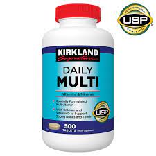 Helps the body to metabolize carbohydrates, fats and proteins; Kirkland Signature Daily Multi 500 Tablets Costco