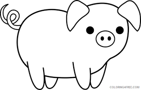 Learn about endangered animals and their babies or prepare for a farm field trip with free animal coloring pages. Farm Animals Coloring Pages And White Pictures Of Farm Printable Coloring4free Coloring4free Com