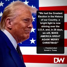 President-elect Donald Trump released a special message