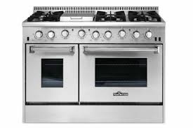 Find the right double wall oven for your kitchen in 27 or 30 sizes. Thor Kitchen 48 Inch Professional Stainless Steel Gas Range With 6 Burners Hrg4808u For Sale Online Ebay