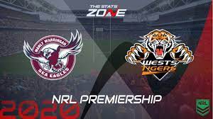 Manly sea eagles vs wests tigers:national rugby league. 2020 Nrl Manly Sea Eagles Vs Wests Tigers Preview Prediction The Stats Zone