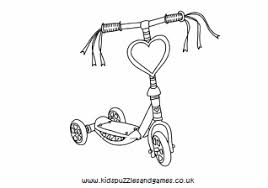 This printable activity pack includes 4 luca coloring pages featuring the main characters from the new disney pixar animated film luca. Scooter Girls Colouring Kids Puzzles And Games