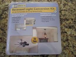 Anythingology Finished Lanterns Recessed Light Conversion Kit Can Lights Metal Hanging Lights