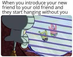 R Bikinibottomtwitter Squidward Looking Out The Window Know Your Meme