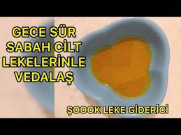 Gece Sur Sabah Butun Cilt Lekelerin Koyu Halkalarin Yok Olsun Sok Leke Giderici Maske Youtube Maskeler Dogal Guzellik Ipuclari Dogal Saglik