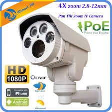 Cctv 1080p Mini Outdoor Ir Bullet Ip Ptz Camera 4x Optical Zoom Poe 2m Hd Onvif 2 8 12mm Lems P2p For Nvr Cam System Ptz Camera Camera Ip Camera