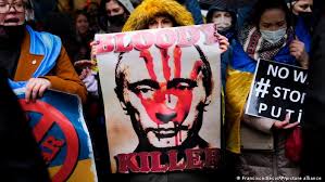 Standing up for Ukraine: Anti-war protests around the world | All media  content | DW | 24.02.2022