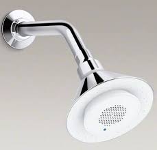 Listen To Music In The Shower With This Speaker Shower Head Cool Stuff Cool Inventions Cool Technology