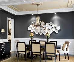 Refined and elegant, deliberate and thoughtful — with. 15 Dining Room Walls Decorated With Plates Home Design Lover