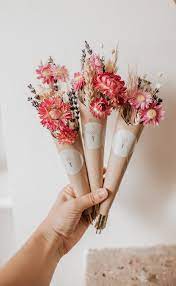 Mini Dried Flower Bouquet X 3 Boho Home Decor Dried Flowers Bunches Gift Bundle Colourful Flower Bouquets In 2021 Small Flower Bouquet Dried Flower Bouquet Flowers Bouquet
