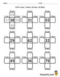 Hundreds Chart One Less One More Ten Less Ten More Free Printable Worksheet Mental Maths Worksheets Free Math Worksheets Math Worksheets