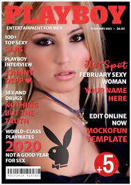 Maybe you would like to learn more about one of these? Playboy Magazine Cover Template Mockofun