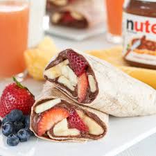 Consider This Fruit Burrito With Nutella A Wrap On Your Hunger Pains Nutella Recipes Recipes Yummy Food