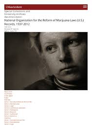 National Organization for the Reform of Marijuana Laws (U.S.) Records  Finding Aid : Special Collections and University Archives,