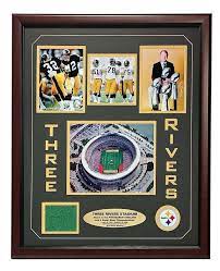 For the history of the stadium: Steelers Three Rivers Stadium Authentic Game Used Turf Frame Coa Pittsburgh Inscriptagraphs Memorabilia