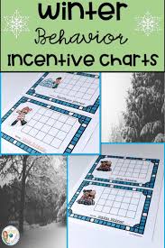 Incentive Charts With A Winter Theme Second Grade