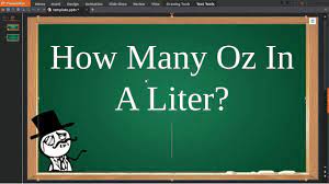 The commonly used conversion from ounces to liters is very important to learn. How Many Oz In A Liter Youtube