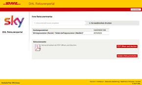 Retourenschein drucken sie erhalten den retourenschein von ihrem versender und drucken ihn lll ⭐ gutscheinvorlagen und. Sky Retoure Sky Gerate Zurucksenden